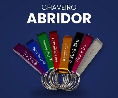 Chaveiro Abridor personalizado da Plastix