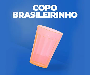 Copo Brasileirinho personalizado da Plastix