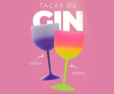 Taças de Gin personalizado da Plastix
